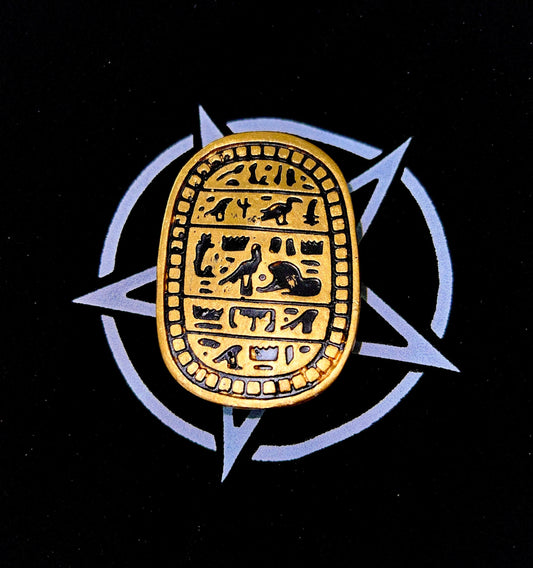 The Egyptian Scarab of Protection Blessed by ANUBIS ~ 24/7 Protection, Spiritual Shield, Destroy hexes + Curses, Return to Sender, Powerful