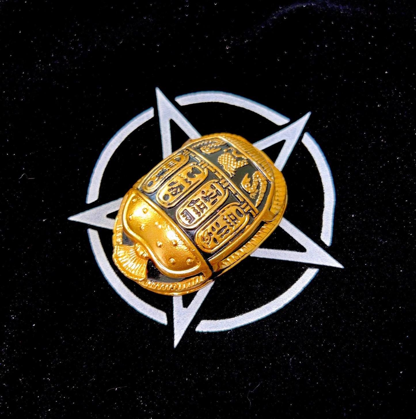 The Egyptian Scarab of Protection Blessed by ANUBIS ~ 24/7 Protection, Spiritual Shield, Destroy hexes + Curses, Return to Sender, Powerful