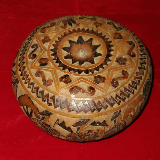 ULTIMATE Shamanic Spirit Calling Peruvian Carved Gourd ~ Contact the other side, Attract Spirits & DJINN, Ritual Occult tool, Spirit Worker