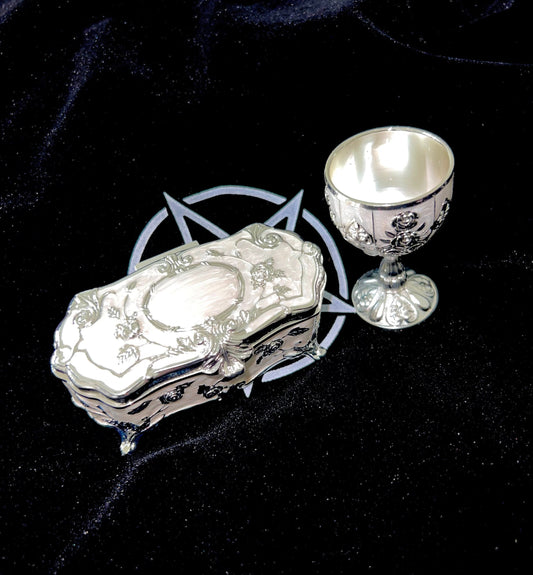 Enchanted Mini 1 Hour Charging Box + Offering Cup Set ~ Gift for your spirits, Faster vessel response, Offering booster, Charge & Offer