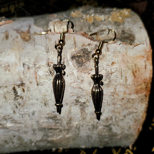 Enchanted Luck & Abundance Amulet Earrings ~ Win scratch offs + Lotto, Extreme luck, Never lose, Find random money, Road opener, Prosperity