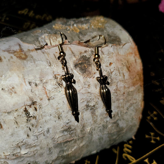 Enchanted Luck & Abundance Amulet Earrings ~ Win scratch offs + Lotto, Extreme luck, Never lose, Find random money, Road opener, Prosperity