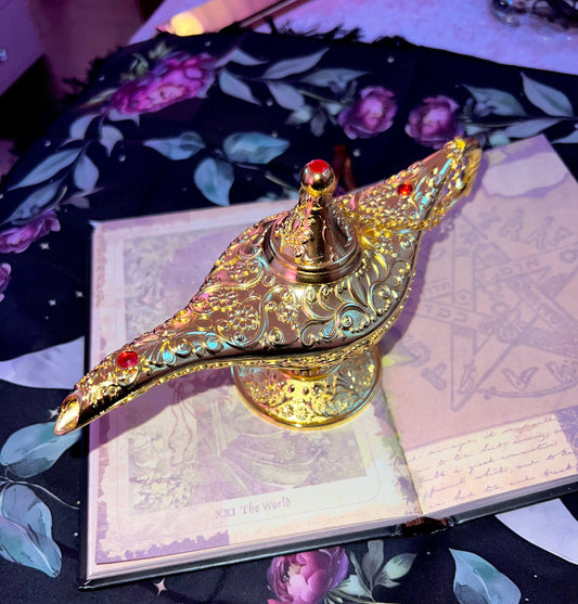 Wish Granting Haunted Genie Lamp Possessed by 15 Djinn ~ Unlimited Wishes, Manifestation Powers, Wealth, Powerful DJINN Ready to Serve &More