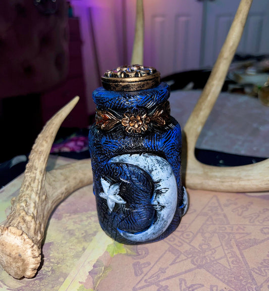 Enchanted Moon Power Jar Charged + Blessed by Moonlight Energy & Spells ~ Create blessed moon water, Obtain Moon blessings, Use for Rituals