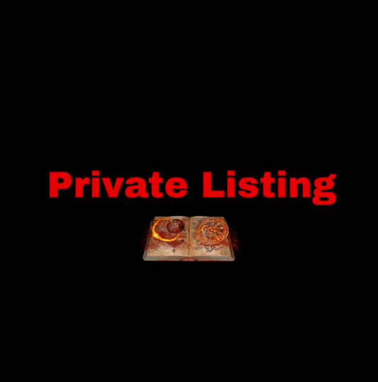 Private listing for B